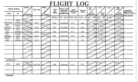 how to fill out private pilot logbook
