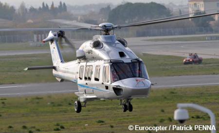 Eurocopter EC175 Helicopter Makes Maiden Flight Over Marignane
