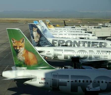 Frontier Airlines Tails